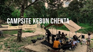 Review santai. Campsite Kebun Chenta, Mantin, Negeri Sembilan #camping #campingmalaysia