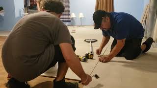 My day.. How to Lay down Hardie Backer cement floor for the tile.