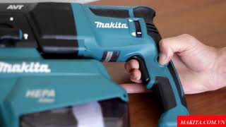 MÁY KHOAN ĐA NĂNG VỚI HỆ THỐNG HÚT BỤI HR2652/ HR2653/ HR2653T #MakitaVietNam