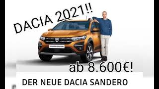 DACIA Autos 2021! Die günstigsten NEUWAGEN in Deutschland