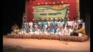 Naadpith Students singing Guru Bina Kaise Guna Gabe .flv