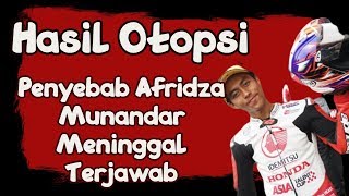 Penyebab Afridza Munandar Meningg4l Dunia - Hasil otopsi