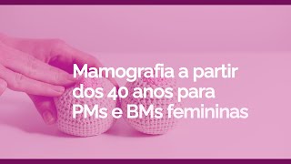 Outubro Rosa: mamografia a partir dos 40 anos