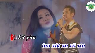 KARAOKE LỠ YÊU - Ngọc Sơn ft Hoàng Châu thiếu giọng nữ|Đức Lưu Tiên Sơn