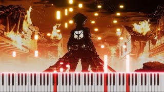 Vogel im Käfig - Hiroyuki Sawano (Attack on Titan OST) Piano