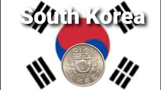 South Korea 1969 1 Won Coin