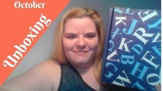 October Bookcase.Club Unboxing!!