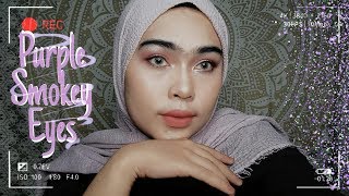 💜SMOKEY EYES PURPLE ANTI GAGAL💜 | Mutiamt