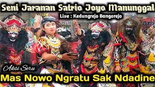 Aksi Seru Mas Nowo, Akbar, Adel Dkk di Jaranan Satrio Joyo Manunggal Tampil Perdana Live Kedungrejo