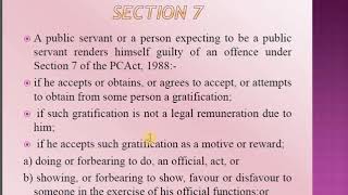 Prevention of Corruption Act 1988 | Law