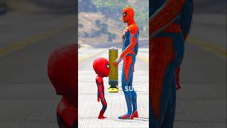 GTA V : SPIDERMAN VS BABY SPIDERMAN SUPERHERO BATTLE 🔥 #shorts