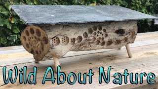 How I Made The ‘Driftwood Wave’ Bug Hotel Habitat For Solitary Bees & Insects