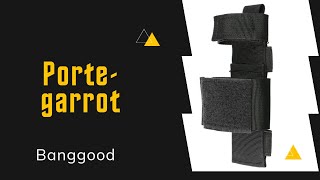 Présentation d'un porte garrot, disponible sur Banggood.