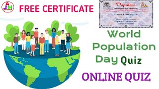 World Population Day Quiz | Population Day Quiz | Online Quiz Certificate