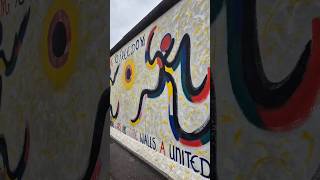 The Berlin Wall: a canvas for #unity. #freedom #peace #saynotoviolence #peaceandlove #positivity #yt