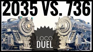 Lionel Postwar 2035 vs 736 - Who will win in a race against time?  / Sharpnack LTD / Bonk's Trains