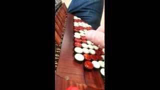 Learn to play Chromatic Accordion Scale of D on 3 rows and using 3 fingers