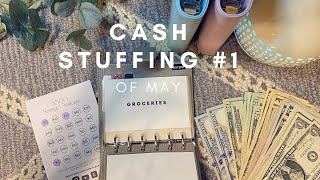 Cash Envelope Stuffing | $475 | May Paycheck #1 | Dave Ramsey Inspired