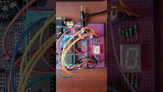 7 segment interfacing with 8051 to display 0-F