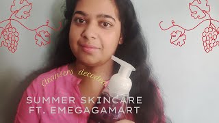 Summer Skincare ft @emegamartindia1440 #cleanser #summerskincare #acneproneskin  #skincareunder100