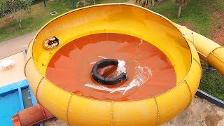 Tornado Chaser Water Slide At Melaka Wonderland Theme Park