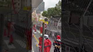 Lewis Hamilton Esteban Ocon collide contact Live Monaco GP 2022