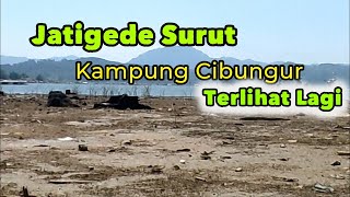 Air Jatigede Surut Kampung Cibungur Terlihat Lagi