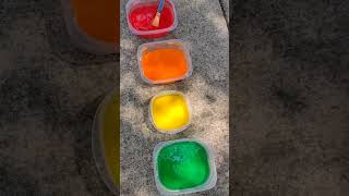 Fun and easy activity. Easy sidewalk paint. #summeractivities #sidewalkpaint