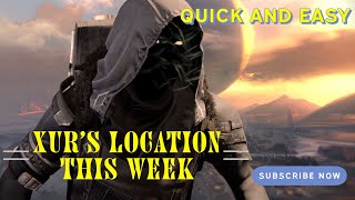 Destiny 2 Xur Location 19-21 February