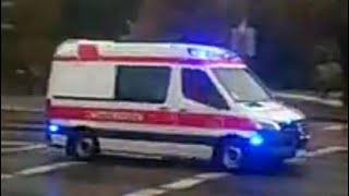 Estonian ambulance responding in Tartu / Tartu kiirabi vilkuritega