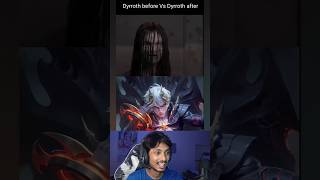 Dyrroth Before 👹 vs Dyrroth After 👦🏻🥰 #shorts MOBA LEGENDS 5 v 5 #mlbb