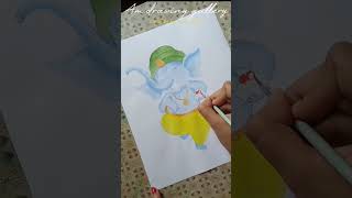 Cute Ganesh ji drawing😍#shorts#youtubeshorts#Ganesh ji drawing