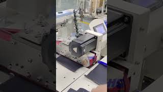 IHG Full Automatic Pocket Hemming Machine For Back Pocket Jeans Denim #shorts