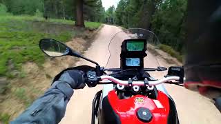 ‘22 Aprilia Tuareg 660 Rampart Range Colorado. Beaver Creek Rd.