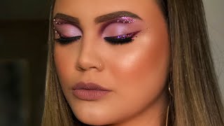 Maquiando cliente real/ Cut Crease aberto fácil