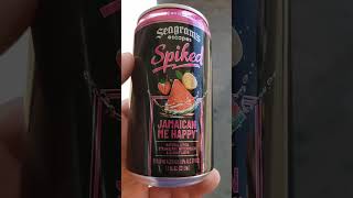 Seagram's escape spiked strawberry, lemon and watermelon flavor.