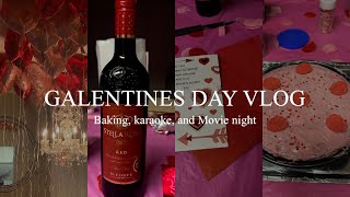 GALENTINES DAY VLOG *BAKING, KARAOKE, AND MOVIE NIGHT* FT. Mariah Elalyn| Shalaya Dae