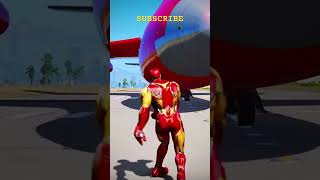 Ironman Destory The Cargo Plane ✈️😮 #gta5 #youtubeshorts #shortsfeed #shortvideo