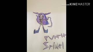 Fan made su fusion (spinel and amethyst) purple spinel