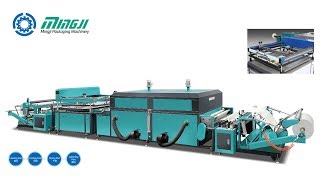 Automatic Single Color Roll to Roll Non Woven Fabric Screen Printing Machine