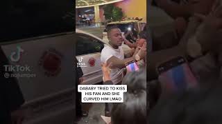 DaBaby tried to kiss a fan 😂