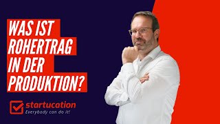 Rohertrag verstehen - Definition und Berechnung erklärt von startucation (Teil 1)