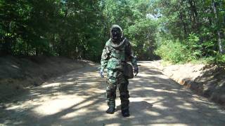 1987 Chemical Biological M.O.P.P. Suit with M40 A1 Gas Mask