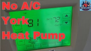 No A/C York Heat Pump | Heat Pumps