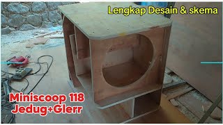 Box MINISCOOP 118 Jedug+Glerr Lengkap dengan Skema