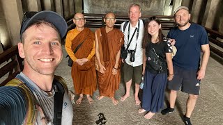 Cave Monks at AJANTA CAVES - India 2024