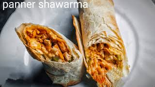 just 10 min snack recipe paneer shawarma ....... must try .... unbelievable?????