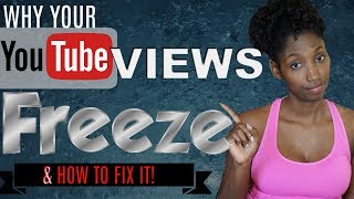 Why are MY VIEWS FROZEN? | How to Fix Frozen view count