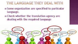 Function of translation agency and how to choose