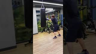 heavy bag boxing drills